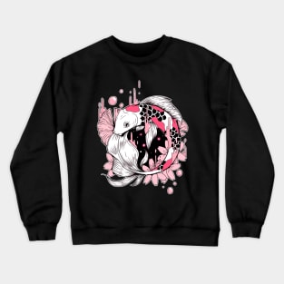 Koi Fish in Space Crewneck Sweatshirt